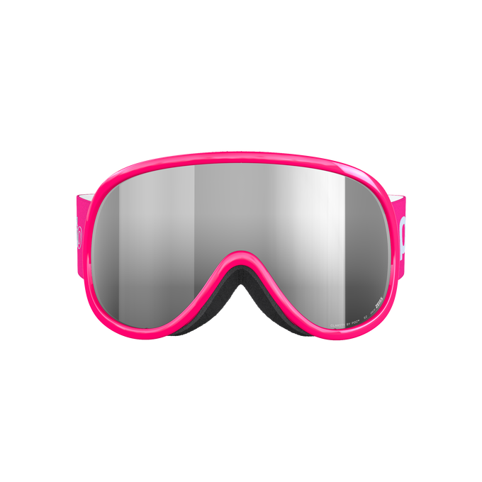Lyžařské brýle POC Pocito Retina Fluorescent Pink/Partly Sunny Silver - 2025/26