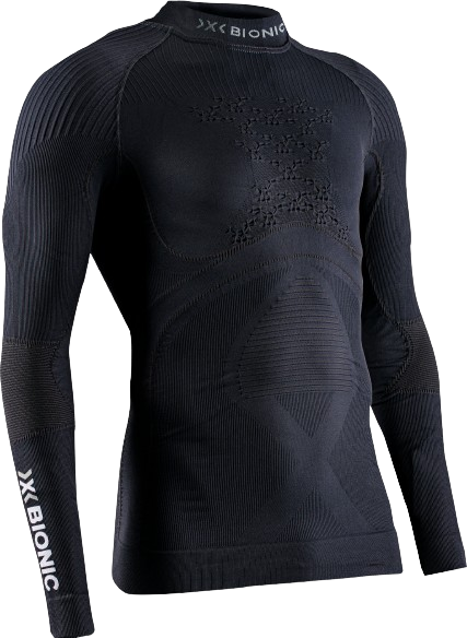 Funkční triko X-bionic Energy Accumulator 4.0 Shirt Turtle Neck LG SL Men Opal Black/Arctic White - 2024/25
