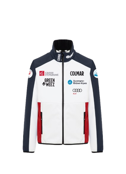 Pánský softshell Colmar Replica Softshell Jacket White/Navy/Bright Red - 2025/26