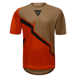 Cyklistický dres Dainese HgAER Jersey Ss Red/Brown/Black