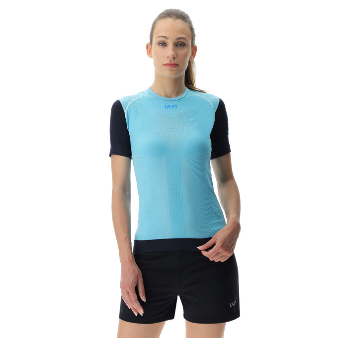 Bežecké tričko UYN Woman Running PB42 OW Shirt SH_SL Blue Radiance/Peacot
