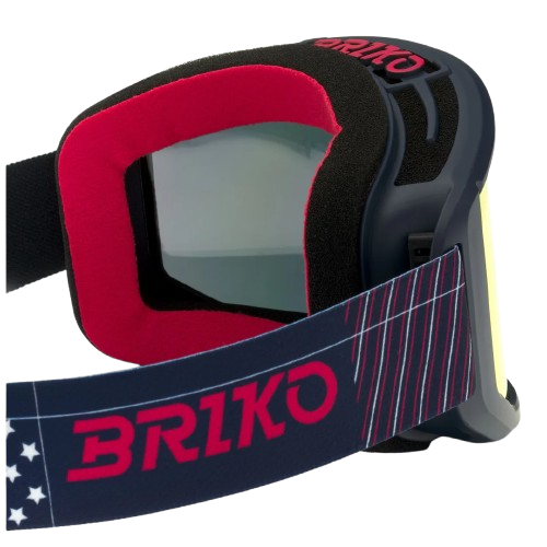 Lyžařské brýle Briko Vulcano Mask USA Tangaroa Blue Red - 2025/26