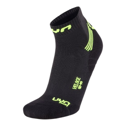 Běžecké ponožky UYN Run Veloce Man Black/Yellow Fluo