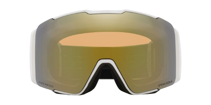 Lyžařské brýle Oakley Line Miner Pro L Matte White Prizm Sage Gold + náhradní zorníky Prizm Sapphi - 2024/25