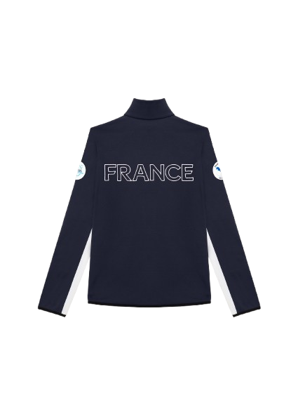 Dámský polar Colmar Full Zip Stretch Fleece White/Blue - 2025/26