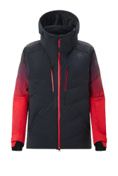 Péřová bunda Descente Hybrid Down Jacket Black Electric Red - 2024/25