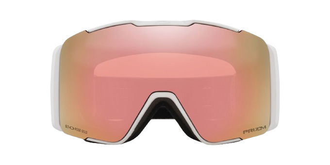 Lyžařské brýle Oakley Line Miner Pro M Matte White Prizm Rose Gold + náhradní zorníky Prizm Sapphi - 2024/25