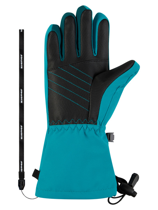 Lyžařské rukavice Ziener Laval-z As® Aw Glove Junior Unisex Aqua Breeze - 2025/26