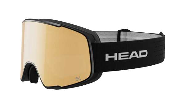 Lyžařské brýle HEAD Horizon 2.0 5K Gold Black + náhradní zorníky - 2025/26