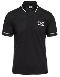 Tričko Emporio Armani Man Jersey Polo Black