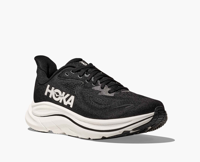 Boty Hoka Clifton 10 Wide Black/White