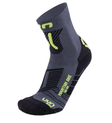 Cyklistické Ponožky UYN Man Cycling MTB Anthracite/Yellow Fluo