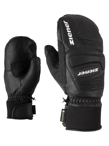 Lyžařské Rukavice Ziener Guardi GTX + Gore Plus Warm PR Mitten Glove Ski Alpine Black - 2024/25