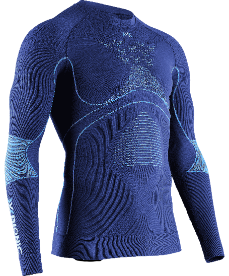 Funkční triko X-bionic Energy Accumulator 4.0 Shirt LG SL Men Navy/Blue - 2023/24 MEN CHARCOAL/YELLOW - 2021/22