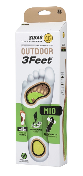 Vložky do bot Sidas 3Feet Outdoor Mid