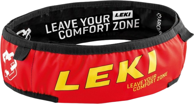 LEKI Trail Running Pole Belt Red 