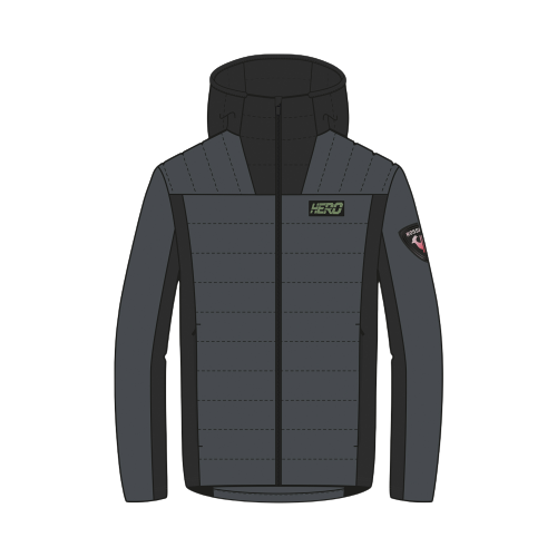 Izolační bunda Rossignol Hero Hybrid Light Jkt Onyx Grey - 2023/24
