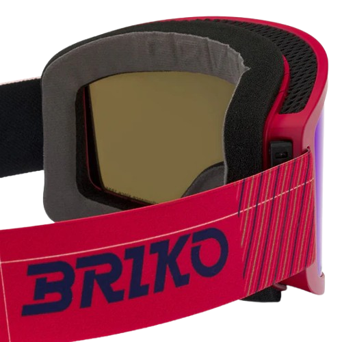 Lyžařské brýle Briko Frostbite USA Matt Red/Tanganora Blue - 2025/26