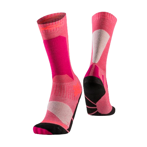 Lyžařské ponožky X-socks Ski Discover OTC JR Light Pink/Light Sand - 2025/26