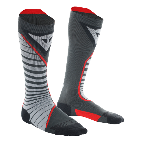 Lyžařské ponožky Dainese Thermo Long Socks Black/Red - 2024/25