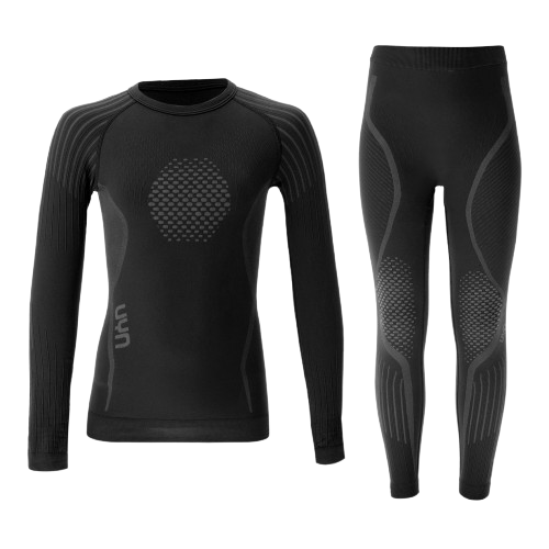 Termoaktivní oblečení UYN Junior Visyon 2.0 Uw Set (Shirt Lg. sl./pants Long) Black - 2025/26
