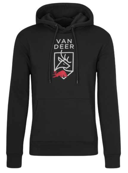 Mikina s kapucí Van Deer Logo Hoodie Black - 2024/25