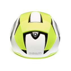 Cyklistická helma BRIKO Gass 2.0 White Yellow/Fluo Silver - 2021