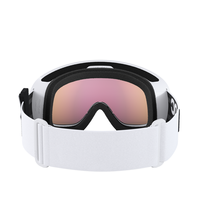 Lyžařské brýle POC Fovea Mid Blixten White/Partly Sunny Orange - 2025/26