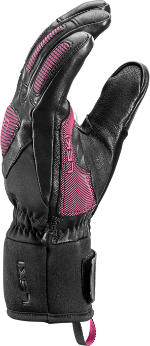 Lyžařské rukavice LEKI Griffin Pro 3D Woman Black/Rose- 2024/25