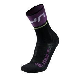 Outdoorové ponožky UYN Woman Cycling One Light Socks Black/Violet