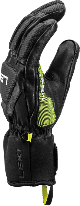 Lyžařské rukavice LEKI Griffin Pro 3D Black/Neon - 2025/26
