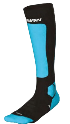 Lyžařské ponožky Energiapura Heat Merino Socks Turquise/Black - 2025/26
