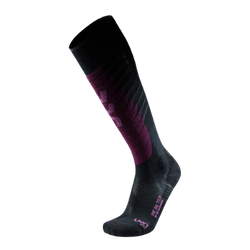 Lyžařské ponožky UYN Women Ski One Biotech Black/Purple - 2025/26