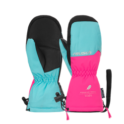 Lyžiarske rukavice Reusch Jerry Down R-TEX® XT Mitten Achelor Button/Knockout Pink - 2024/25