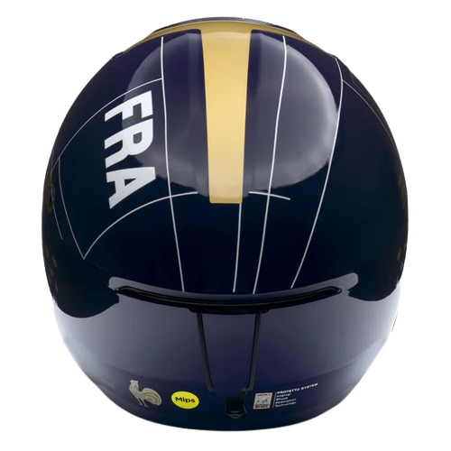 Lyžařská helma Briko Volcano 2.0 Graphik France Mips Shiny Blue/White - 2025/26