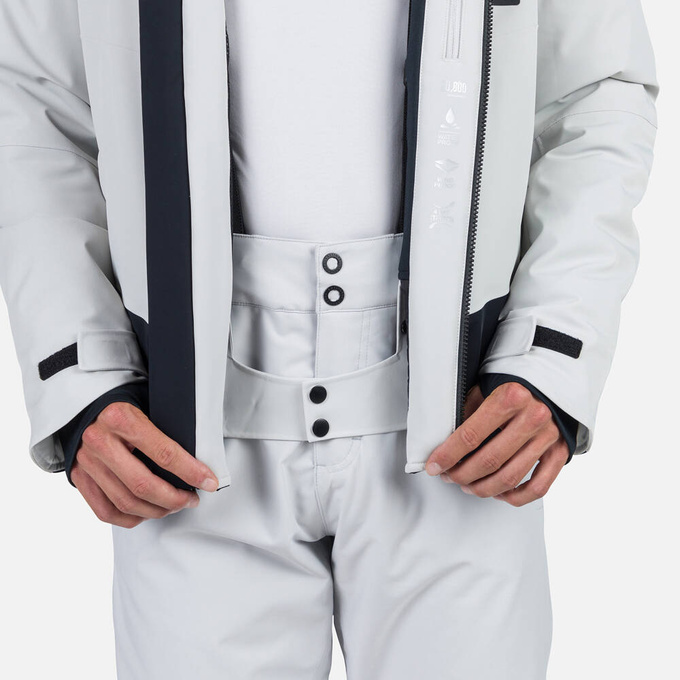 Lyžařská bunda Rossignol Hero Blackside JKT Soft Gray - 2024/25