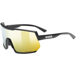 Slnečné okuliare Uvex Sportstyle 235 P - Black Mat/Mirror Yellow - 2023