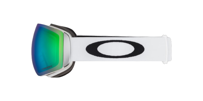 Lyžařské brýle Oakley Flight Deck M Prizm Snow Jade Iridium Lenses / Matte White - 2024/25
