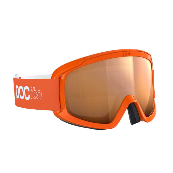 Lyžařské brýle POC POCito Opsin Fluorescent Orange/Partly Sunny Light Orange - 2025/26