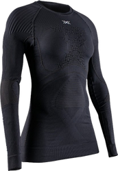 Funkčné tričko X-bionic Energy Accumulator 4.0 Shirt LG SL Wmn Opal Black/Arctic White - 2025/26