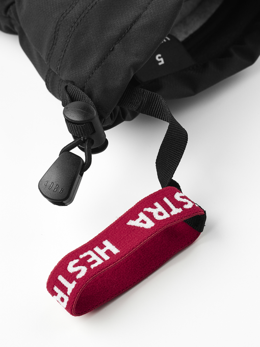 Lyžiarske rukavice Hestra Heli Mistral Jr. Black - 2025/26