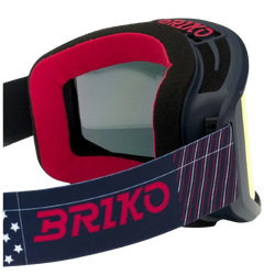 Lyžařské brýle Briko Vulcano Mask USA Tangaroa Blue Red - 2024/25