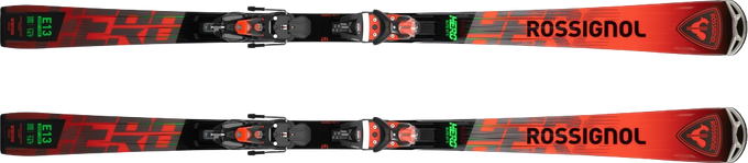 Sjezdové lyže Rossignol Hero Elite ST TI Konect + Spx 14 Konect GW B80 Black Hot Red - 2025/26