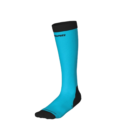 Lyžařské ponožky Energiapura Silk Socks Torqouoise/Black - 2025/26