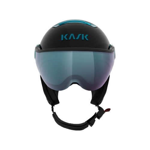 Lyžiarska helma KASK Chrome Visor Vibes Black/Sky - 2025/26