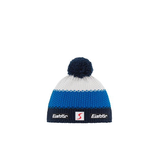 Čepice Eisbar Star Pompon SP Kids Night Mottled/Bugatti/White - 2023/24
