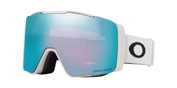 Lyžařské brýle Oakley Line Miner Pro M Matte White/Prizm Snow Sapphire Iridium + Additional lens Prizm Snow Iced Iridium - 2025/26