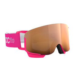Lyžařské brýle POC POCito Nexal Fluorescent Pink/Partly Sunny Light Orange - 2025/26
