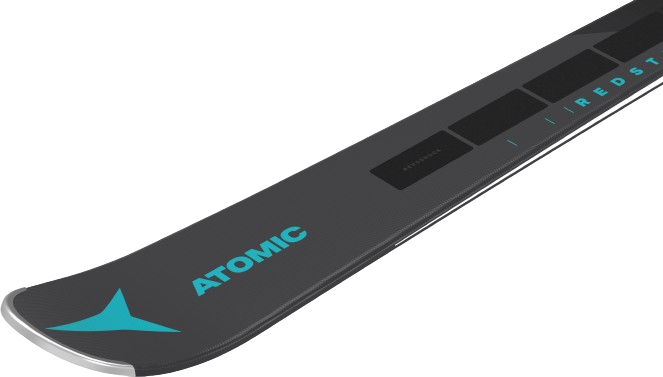 Zjazdové lyže Atomic Redster X7 Revoshock C + MI 12 GW Black/Teal - 2024/25