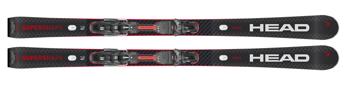 Sjezdové lyže HEAD Supershape E-Rally + PRD 12 GW Matt Black - 2025/26